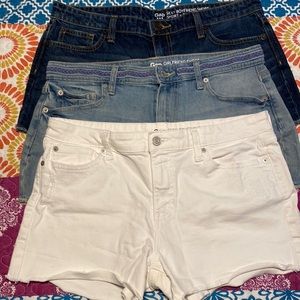 GAP Sexy Boyfriend/Girlfriend Shorts - 3 Pairs